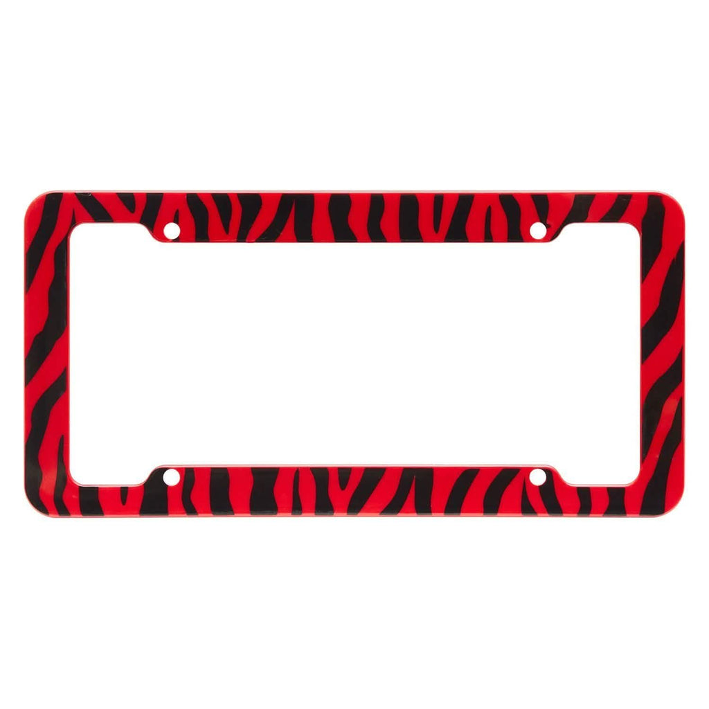 OxGord Zebra License Plate Frame