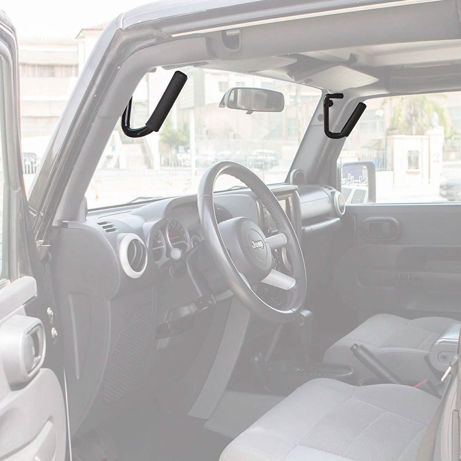 OxGord® GBHD-JP01 - Front Grab Handles with Grip Roll Bar