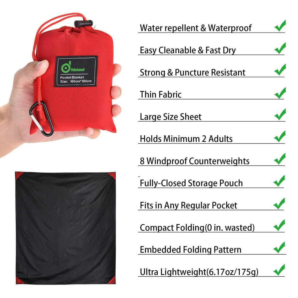 Packable Lightweight Pocket Size Blanket