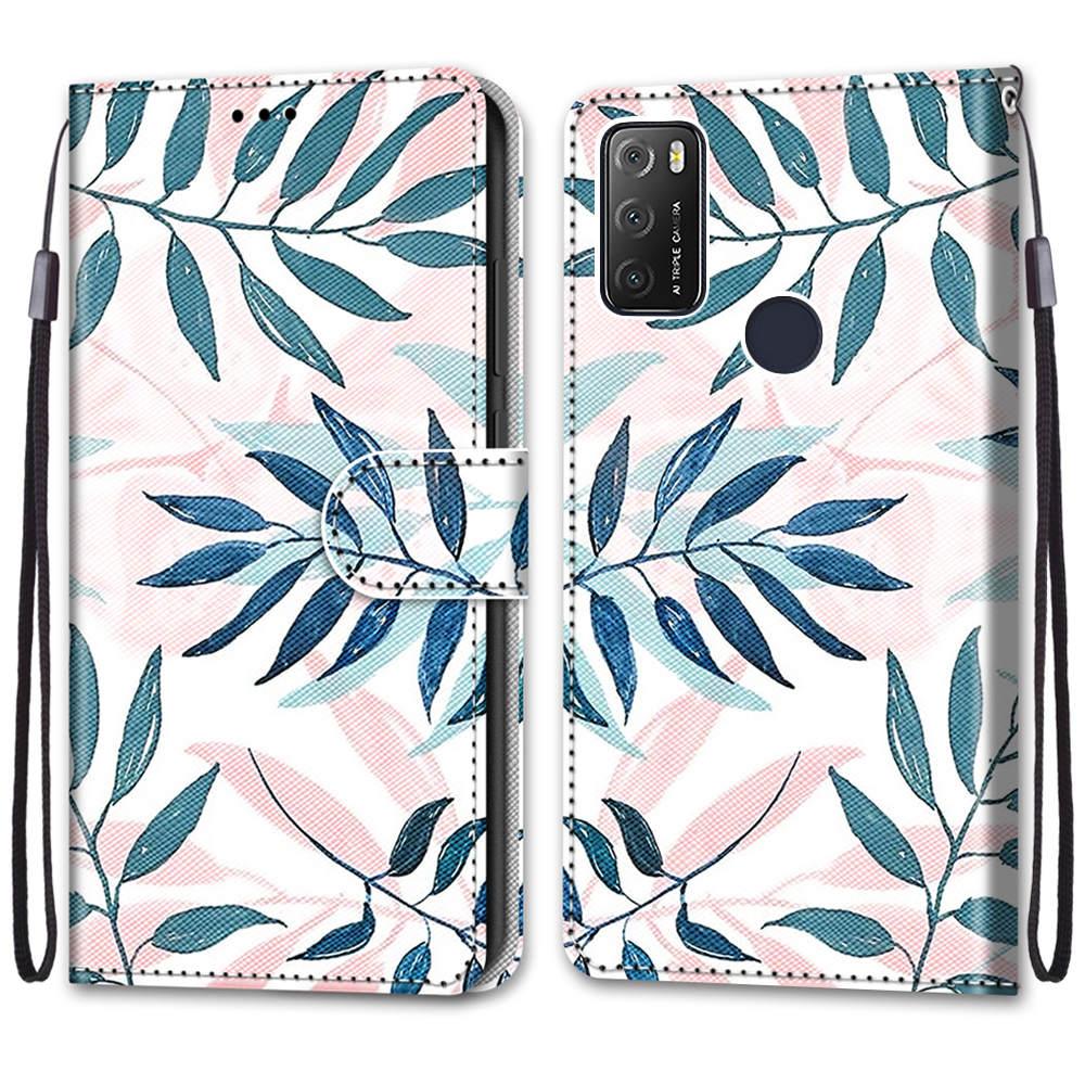 Painted Leather Flip Phone Case For Xiaomi Redmi 8 9 9A 9C 9T Redmi 10 Lion Cat Butterfly Wallet Card Holder Stand Book Cover Colorful PU Leather Wallet Flip Cover Shockproof Card Slots Holder Side Pocket Magnetic Closure Stylish Case