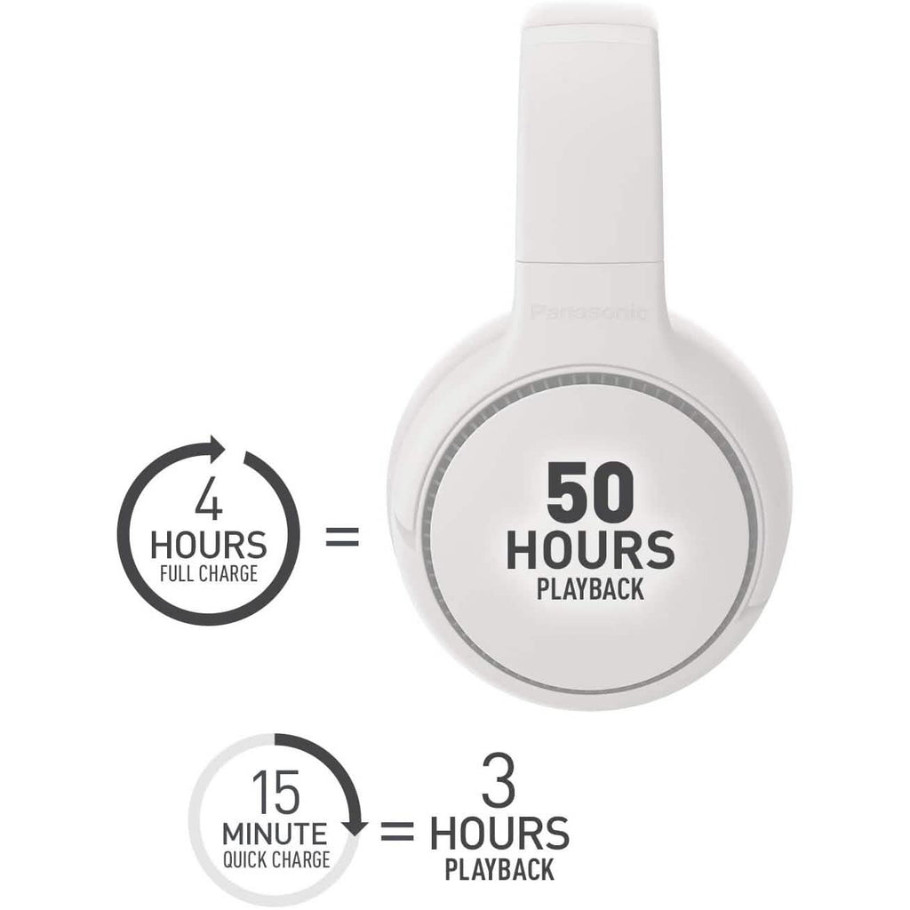 Panasonic RB-M300B Deep Bass Wireless Bluetooth Immersive Headphones