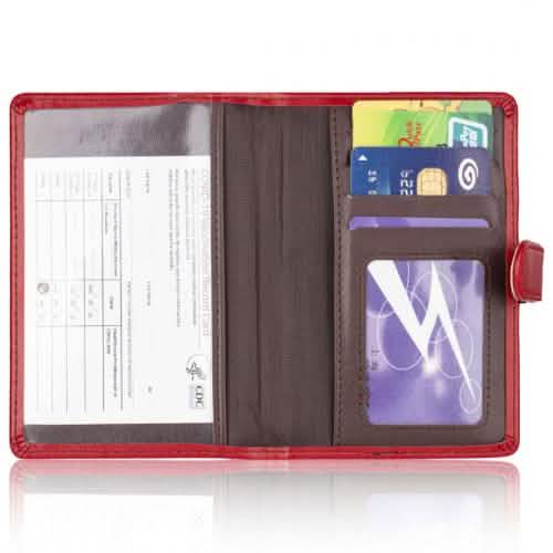 Passport Holder with Vaccination Card Protector