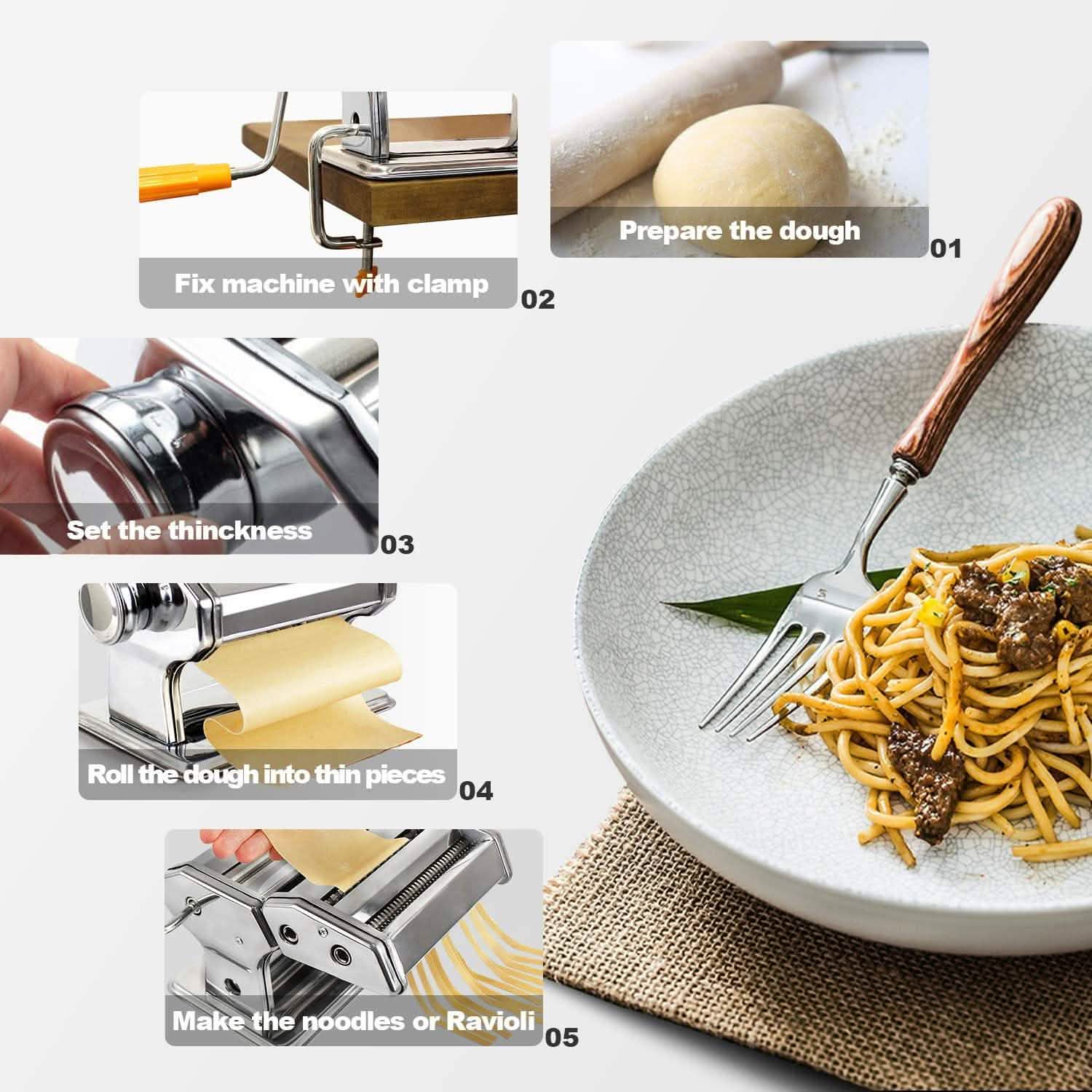 Pasta Maker Roller Machine Fettuccine