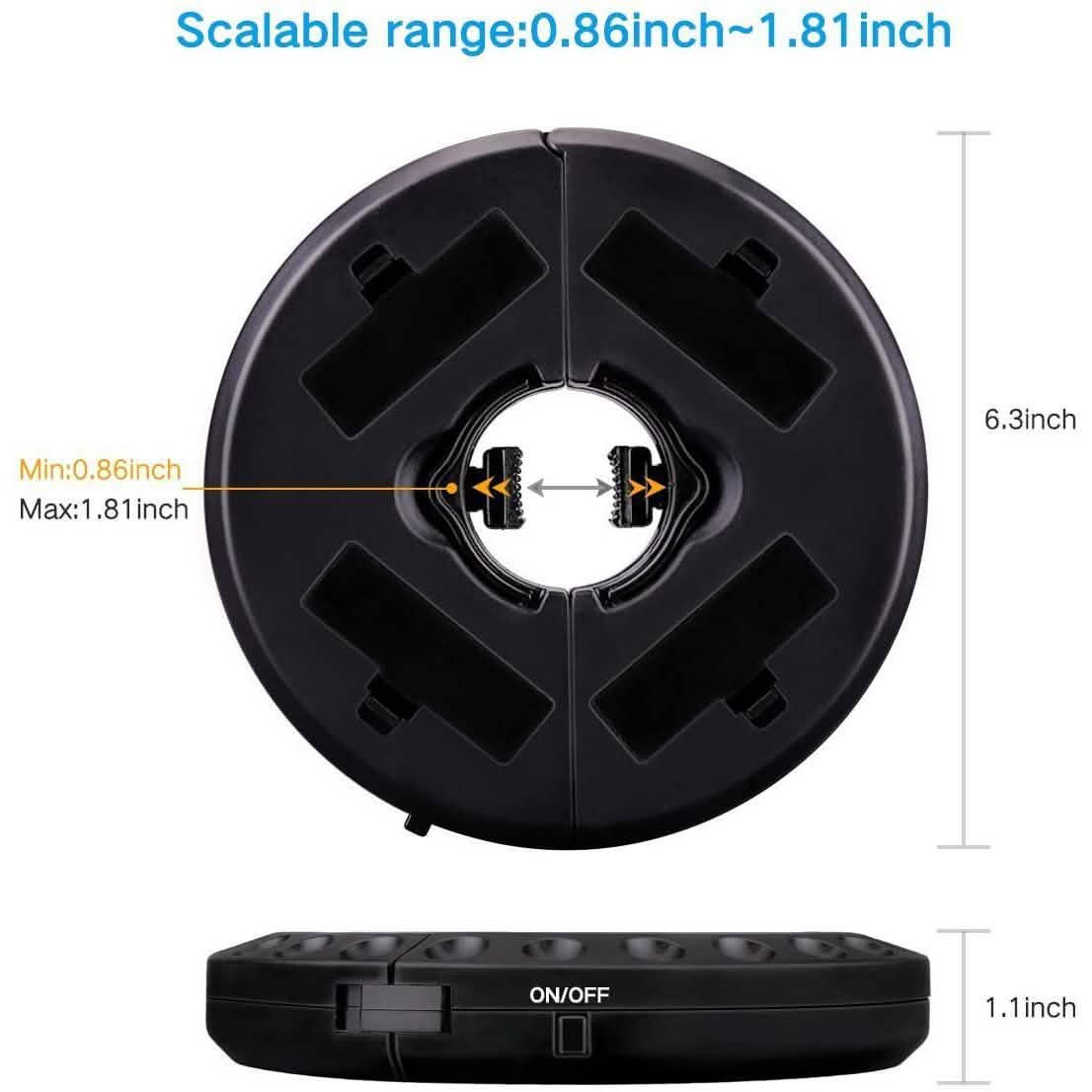 Patio Umbrella Light 3 Brightness Modes Cordless 28 LED Lights