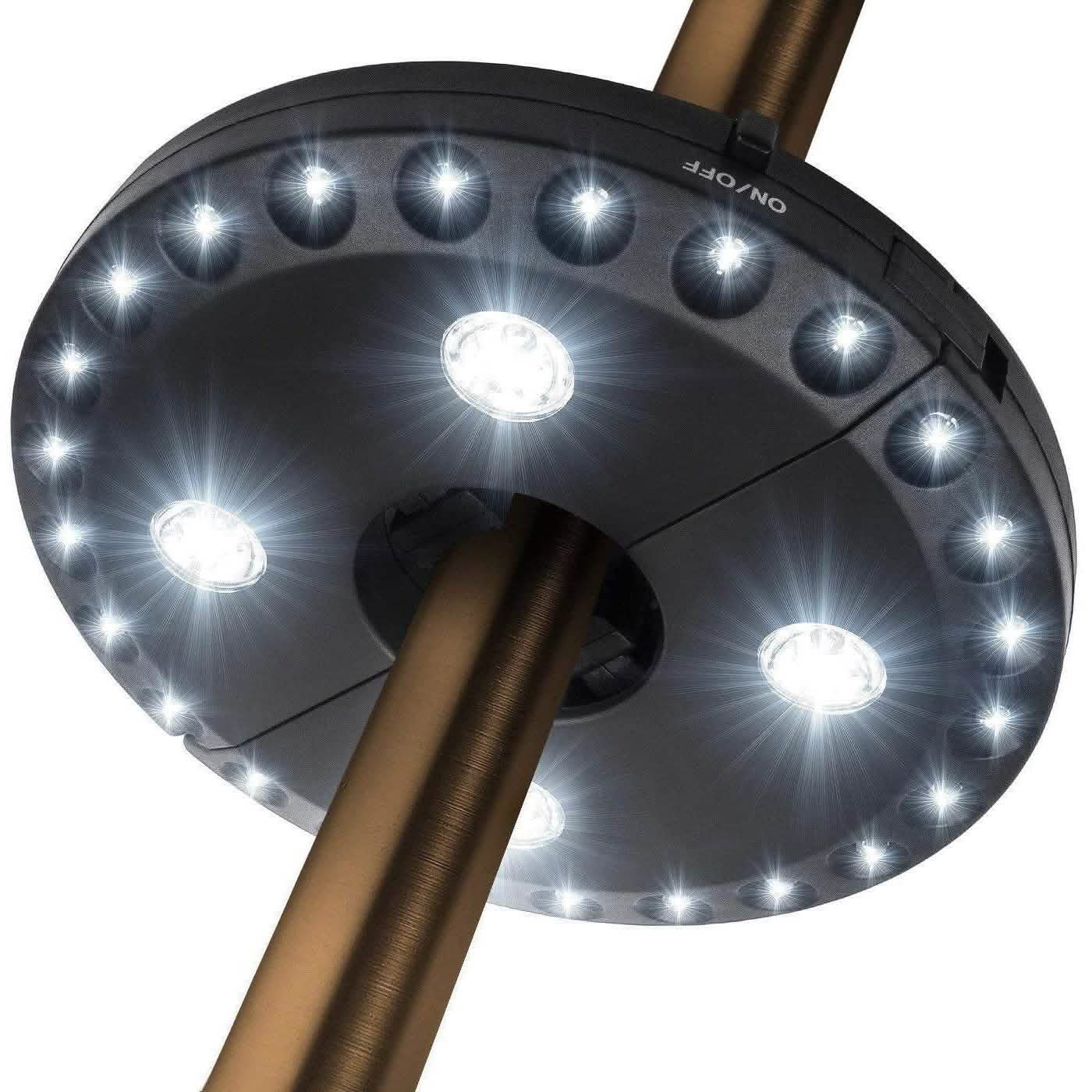 Patio Umbrella Light 3 Brightness Modes Cordless 28 LED Lights
