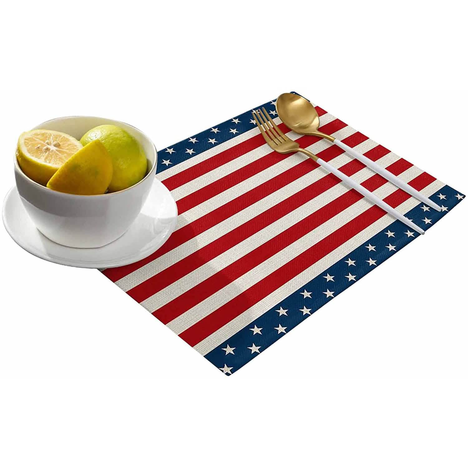 Patriotic Stars Placemats Set