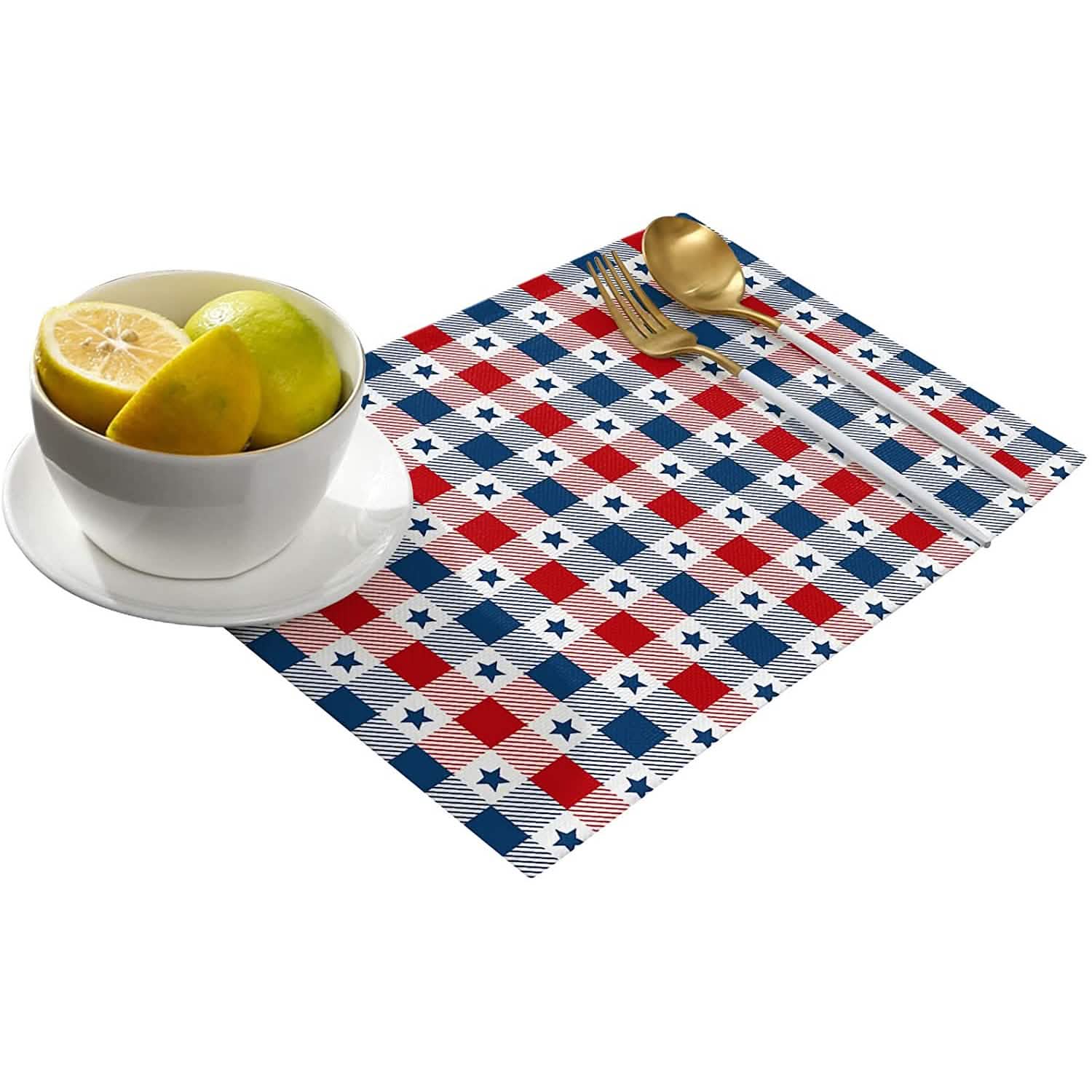 Patriotic Stars Placemats Set