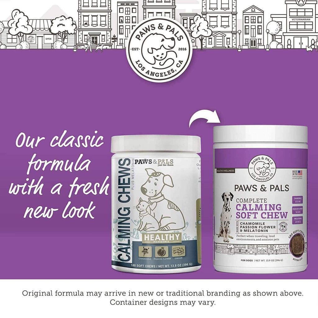 Paws & Pals Dog Calming Treats - Pet Anti Anxiety Supplement