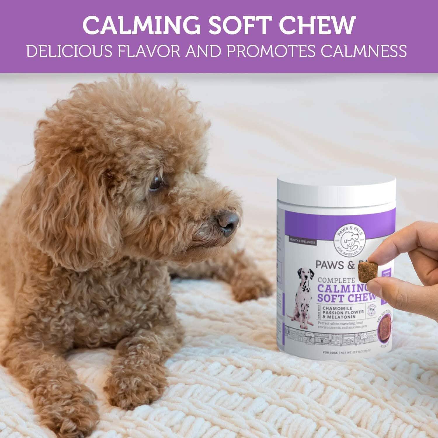 Paws & Pals Dog Calming Treats - Pet Anti Anxiety Supplement