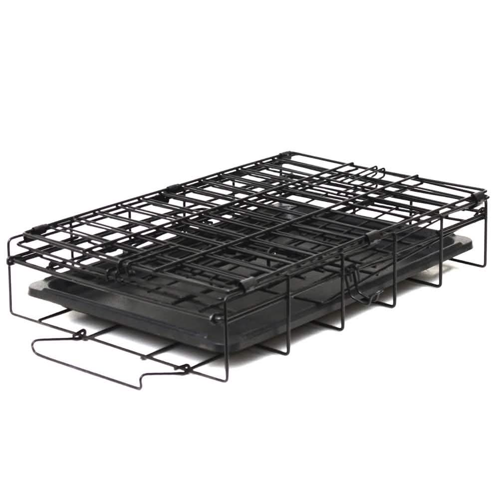 Paws & Pals Double Door Wire Dog Crate with Tray