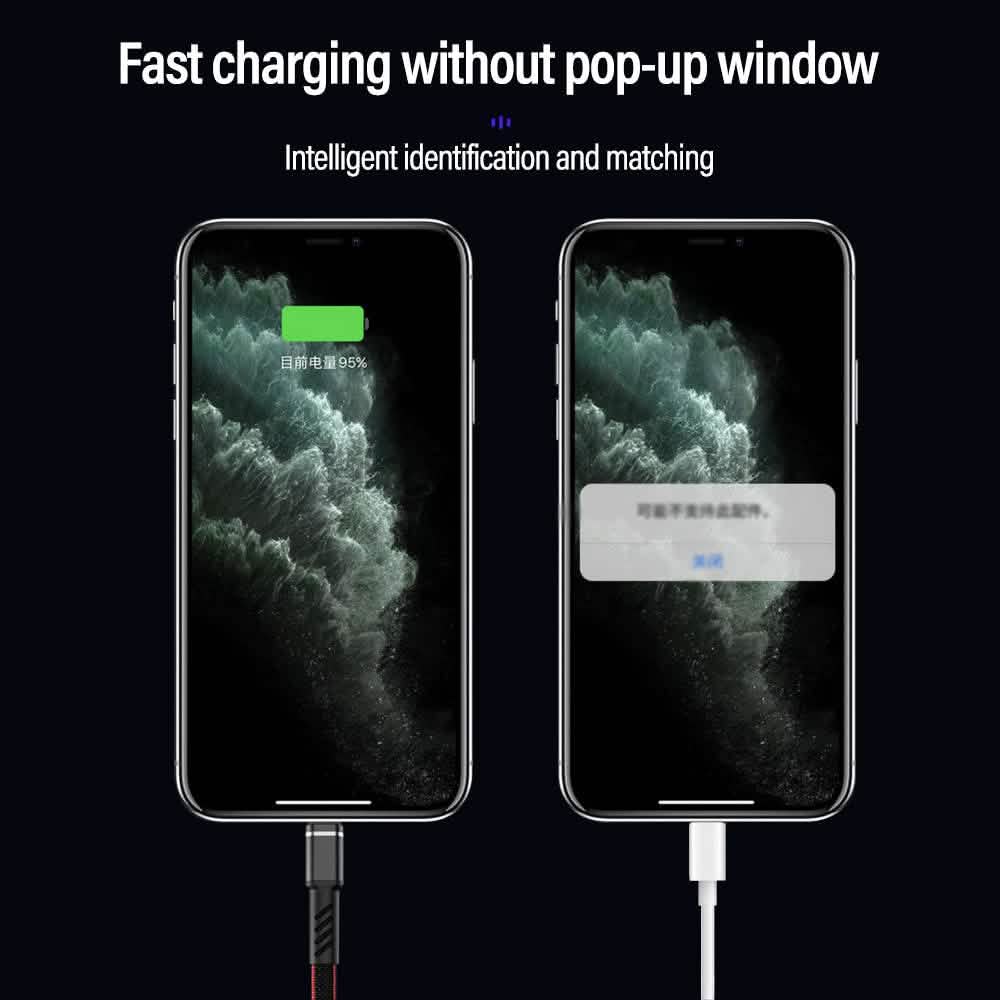 PBG 3-in-1 Cable Mesh/Nylon Braided HQ Multi Device Charging (Lightning, USB-C , Micro)