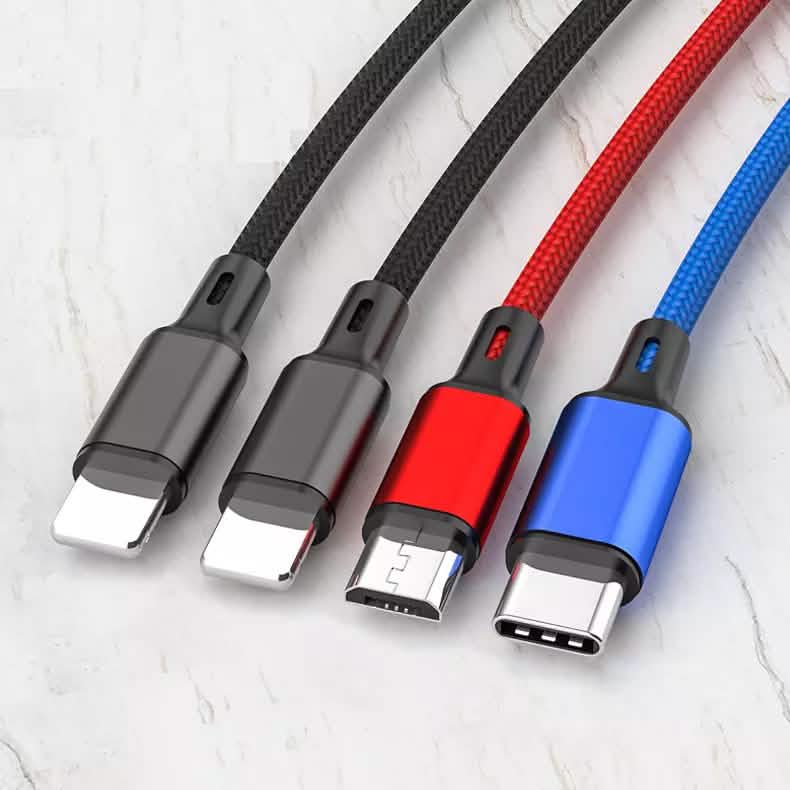 PBG 4-in-1 Cable 3A Nylon Braided