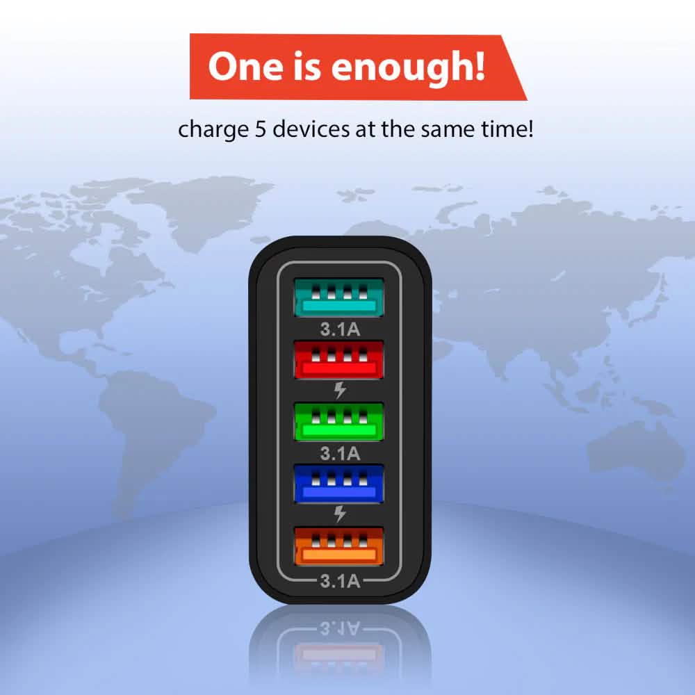 PBG 5 Port Wall Charger
