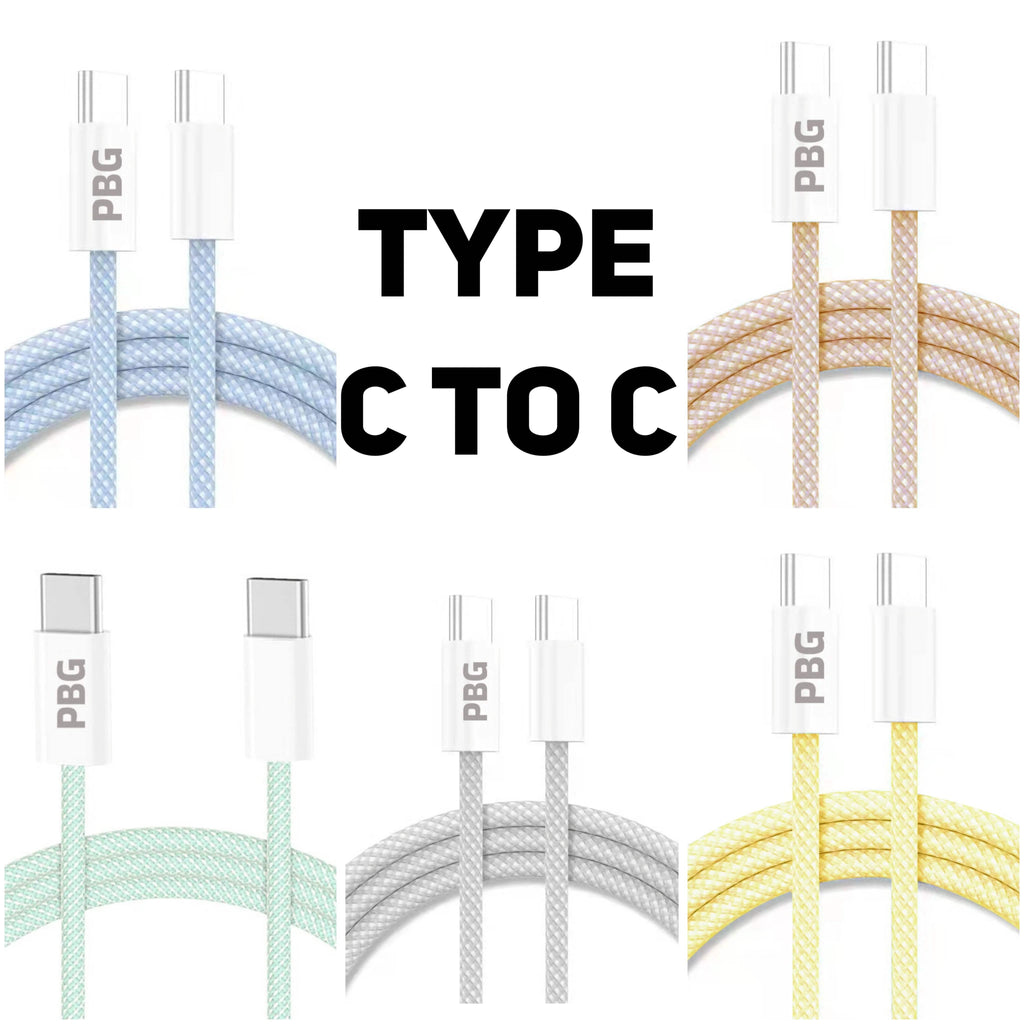 PBG Macaron USB-C TO C Cable's 3 (PD Type C to 8 Pin)