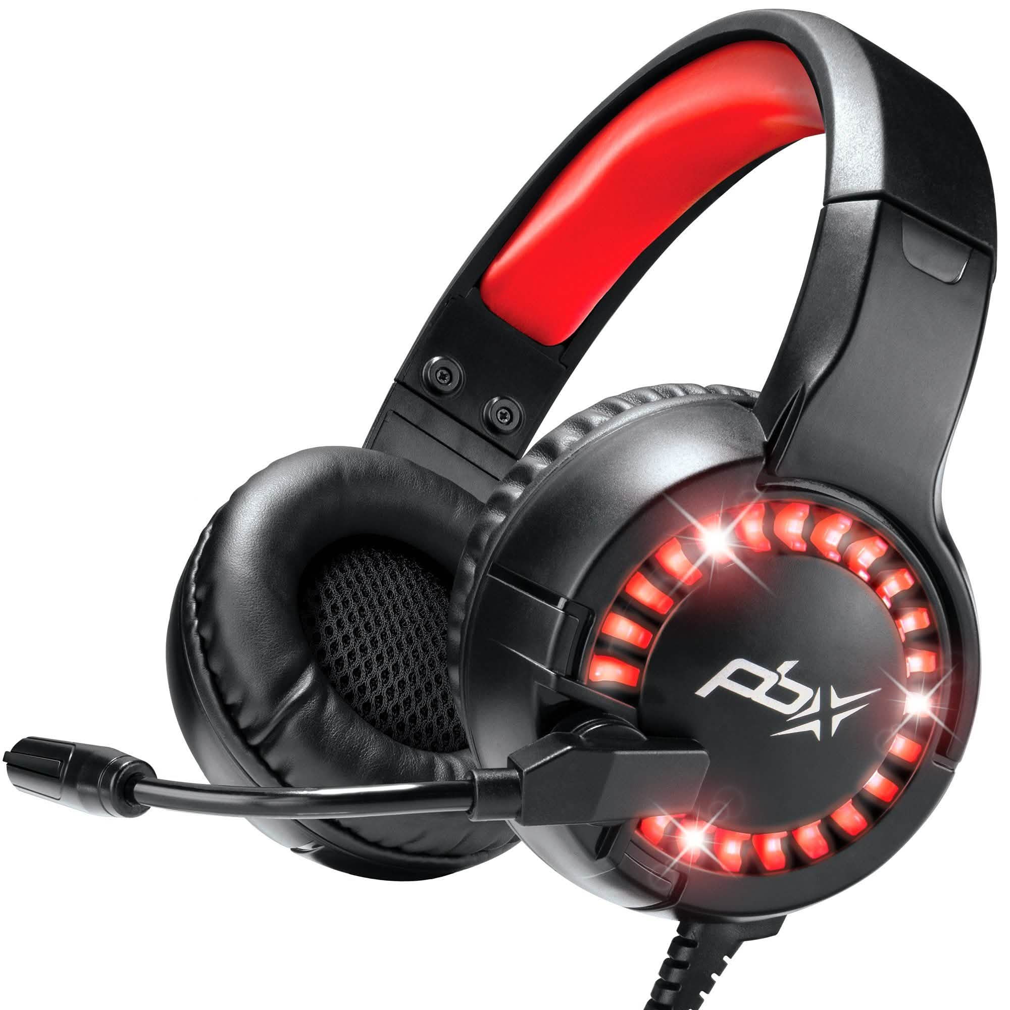 PBX INFERNO H8 Wired LED Headset with Boom Microphone and Noise-Reduction