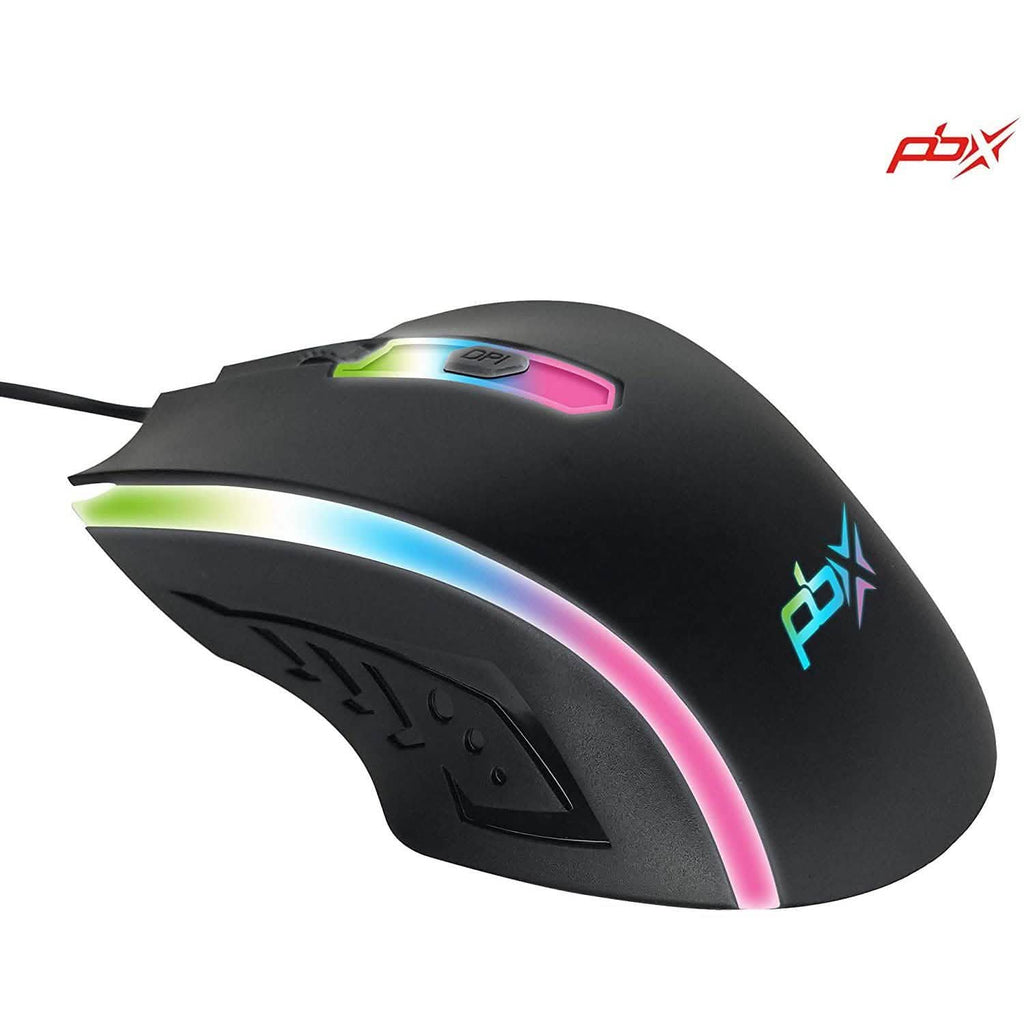 PBX Soldier Wired Gaming Mouse with 4 Optimized Buttons, 3 Levels of DPI