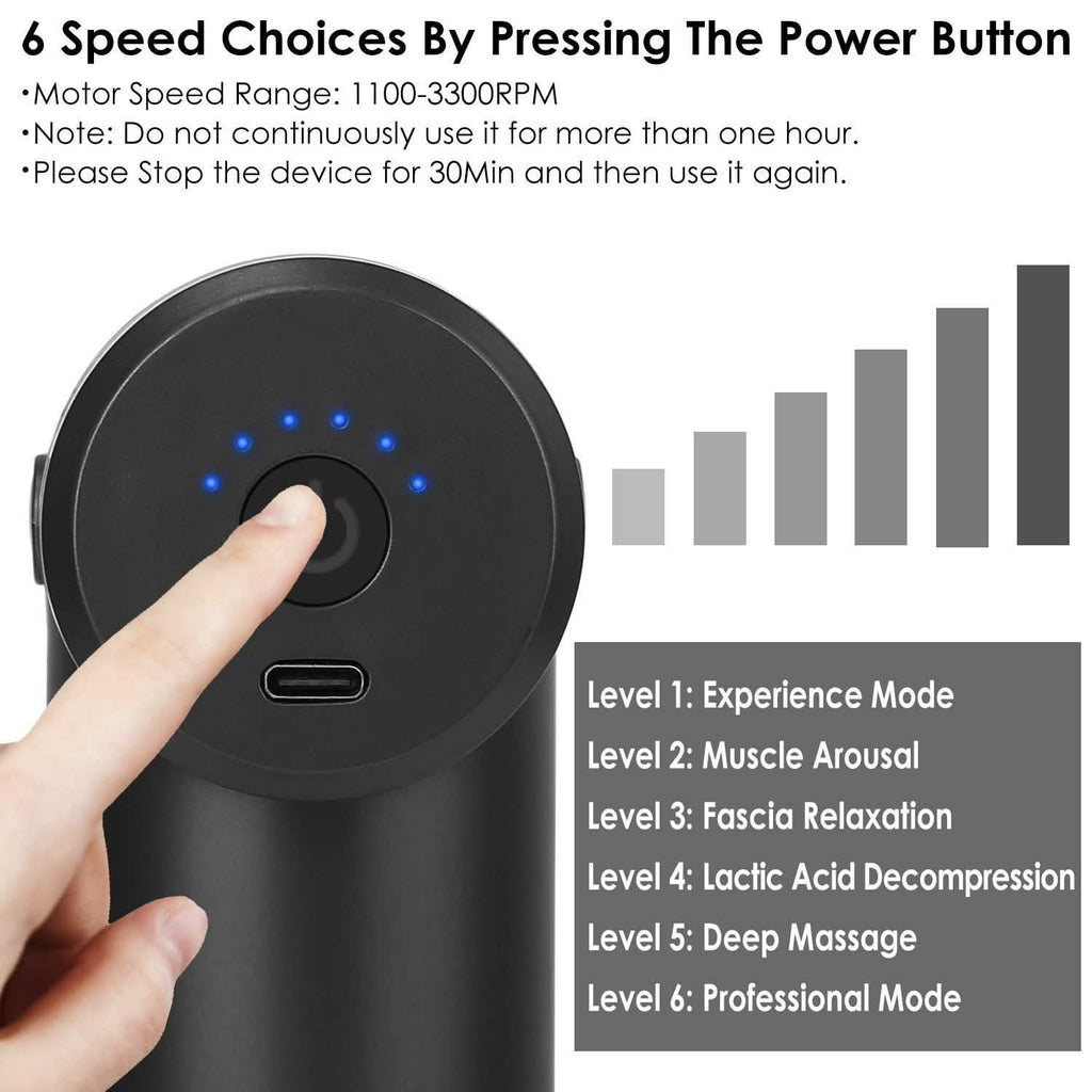Percussion Rechargeable Massage Gun