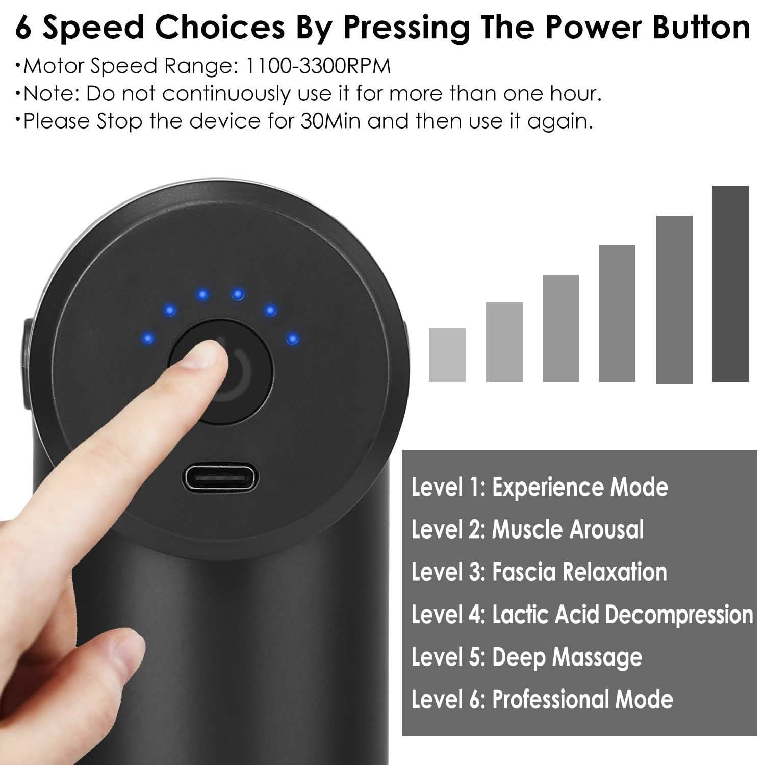 Percussion Rechargeable Massage Gun