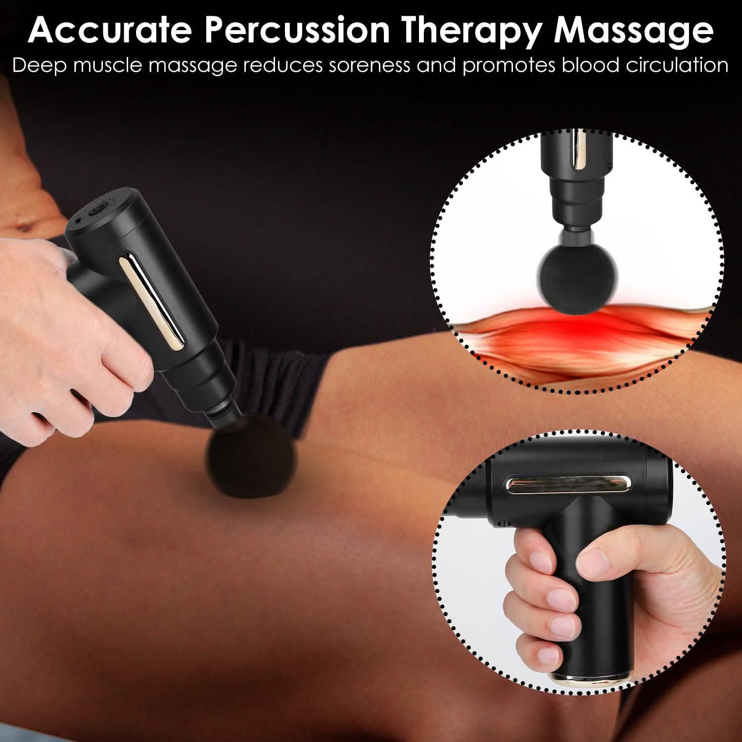 Percussion Rechargeable Massage Gun