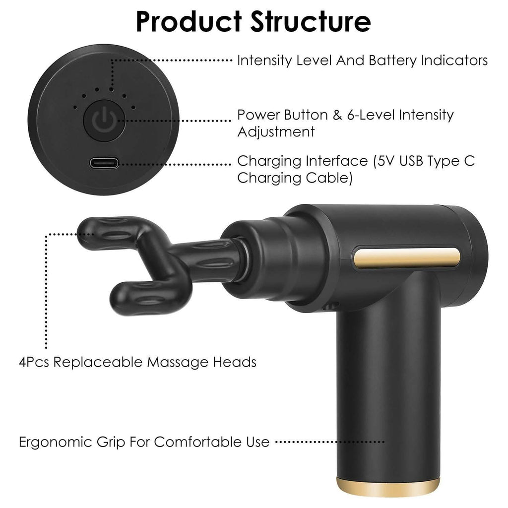 Percussion Rechargeable Massage Gun