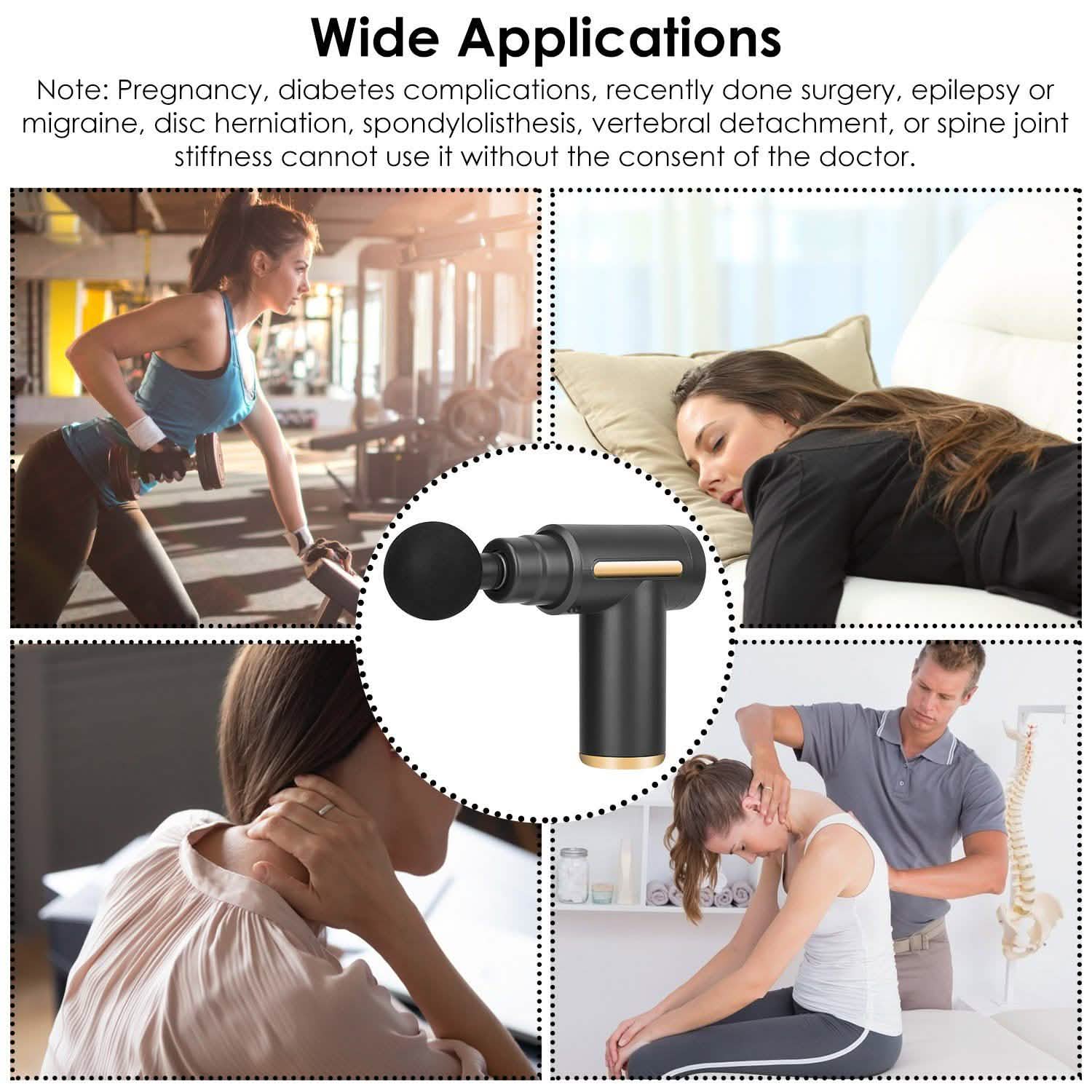 Percussion Rechargeable Massage Gun