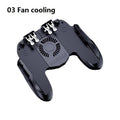 Perfect 6 Finger All-in-One Mobile Game Triggers Controller For Smartphones Mobile Along With Cooling Fan