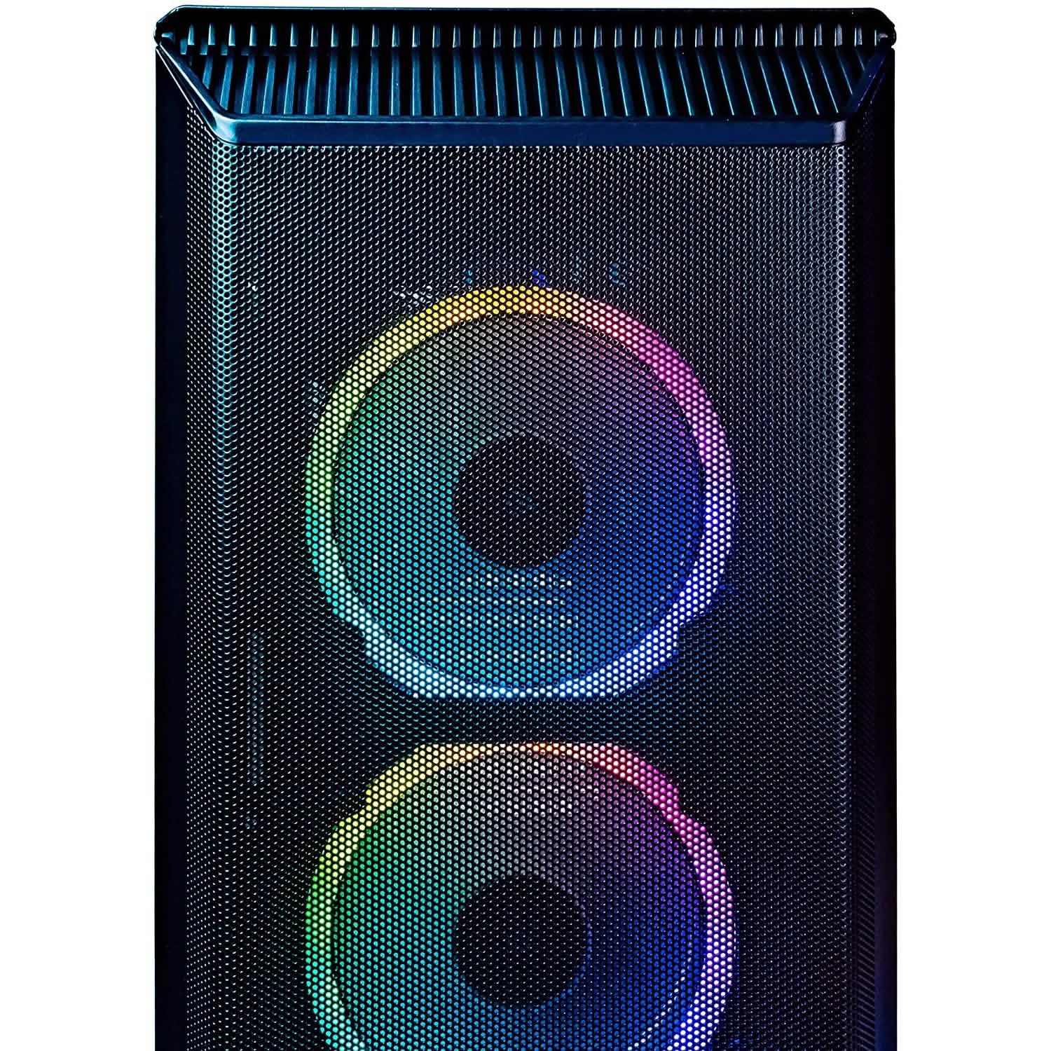 Periphio Centaur Prebuilt RGB Gaming Computer 16GB DDR4 RAM 500GB NVMe M.2 SSD + 1TB HDD (Refurbished)