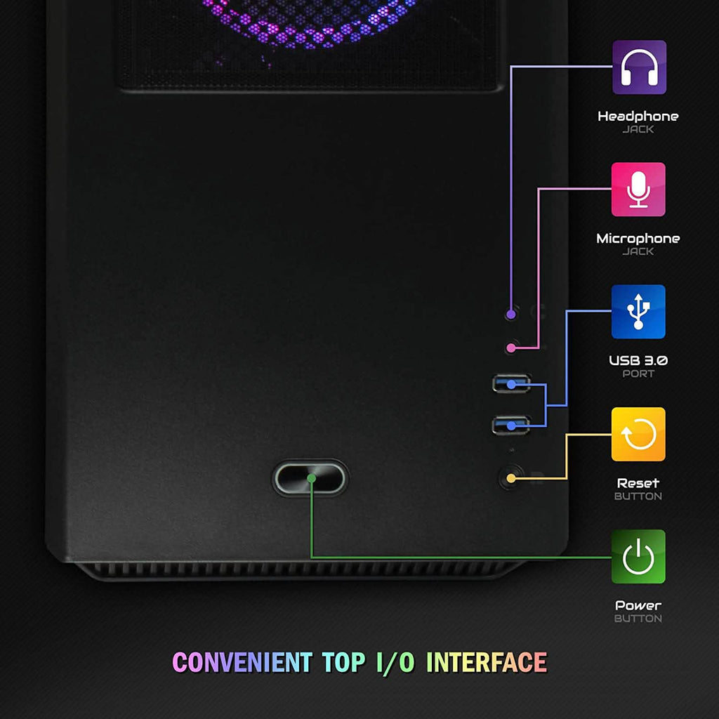 Periphio Chimera Prebuilt RGB Gaming Computer (Refurbished)