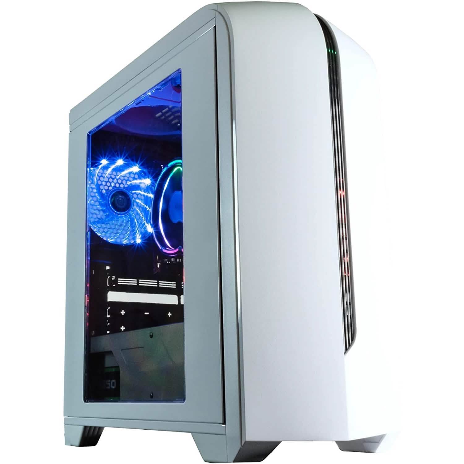 Periphio Ecto Gaming PC Desktop Computer Tower 16GB RAM 120GB SSD + 500GB HDD (Refurbished)