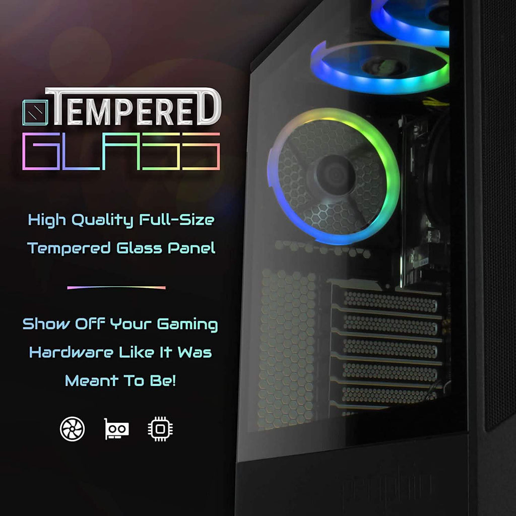 Periphio Reaper Gaming PC Computer 16GB RAM 500GB SSD (Refurbished)