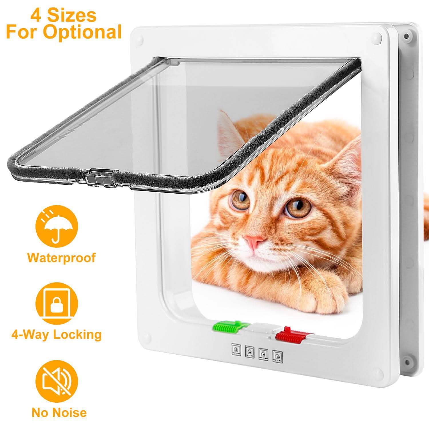 Pet 4 Way Locking Quiet Flap Door