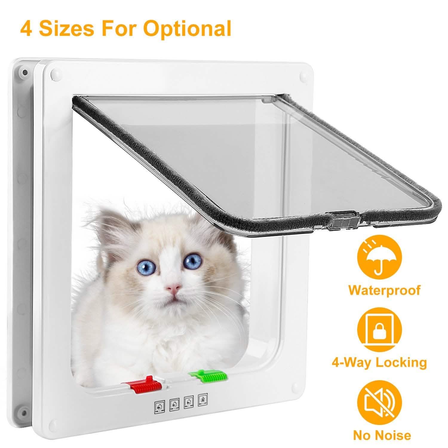 Pet 4 Way Locking Quiet Flap Door