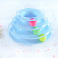 Pet Cat Toy Training Amusement Plate Kitten Tower Tracks Disc Cat Intelligence Amusement Triple Disc tumbler  Fish Animal Toy For Small Dogs Wiggle Fish Catnip Toys Motion Kitten Toy Plush Interactive Cat Toys for Cat Exercise