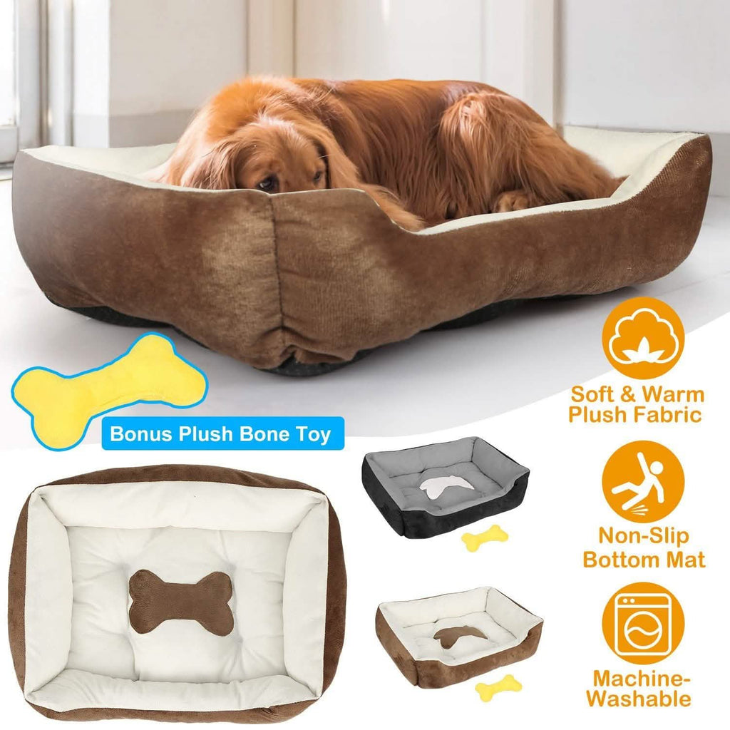 Pet Dog Bed Soft Warm Fleece