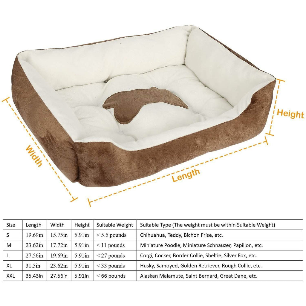 Pet Dog Bed Soft Warm Fleece