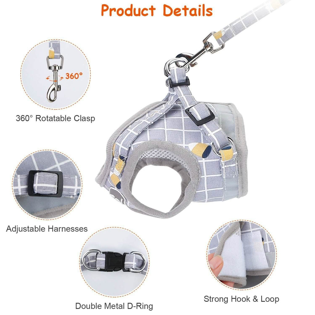 Pet Mesh Harness Dog Leash Puppy Vest