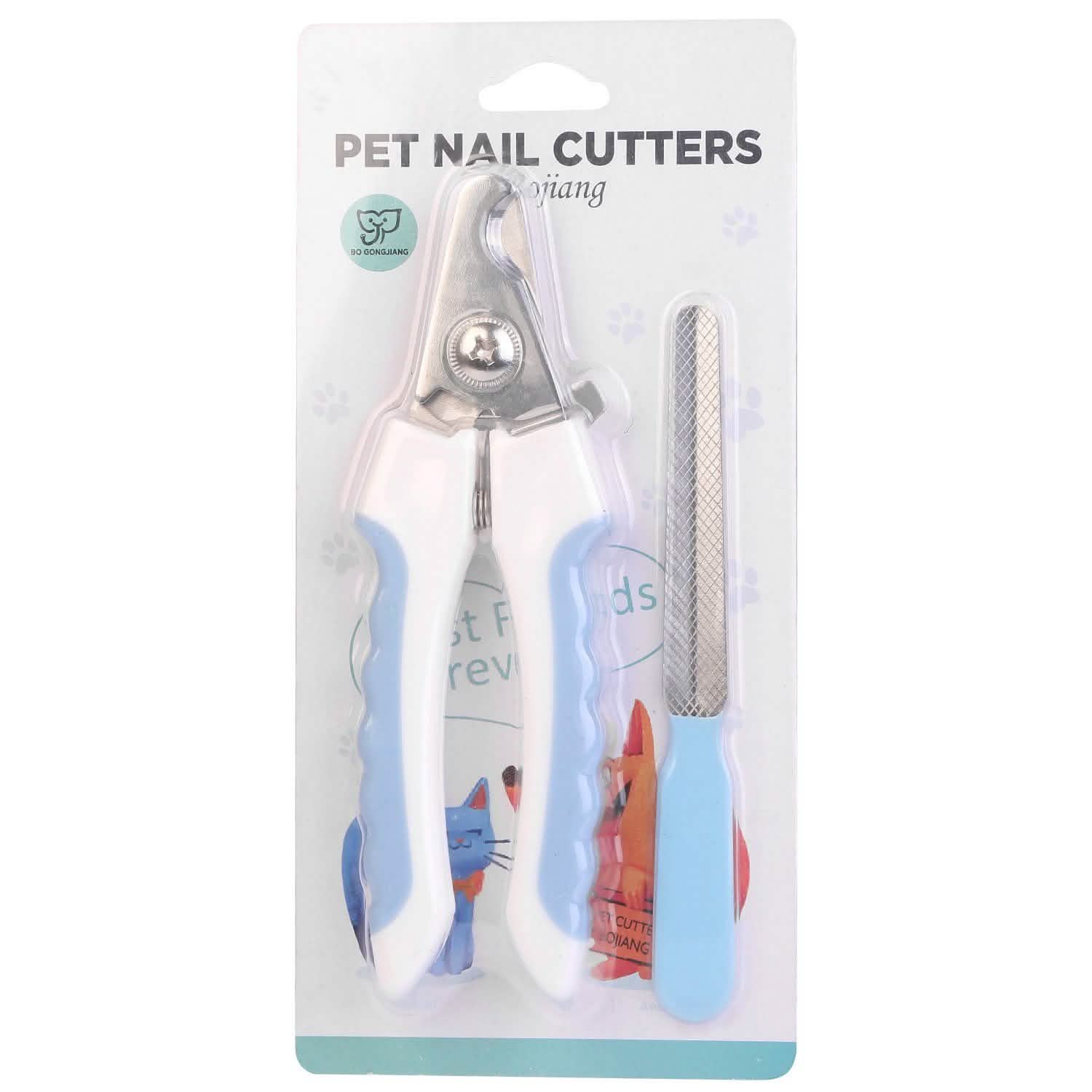 Pet Nail Toe Stainless Steel Trimmer with Nail File