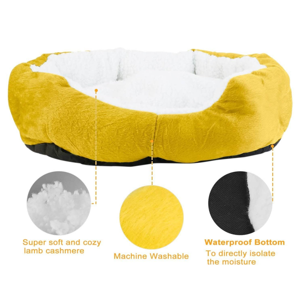 Pet Puppy Cat Soft Warm Fleece Bed