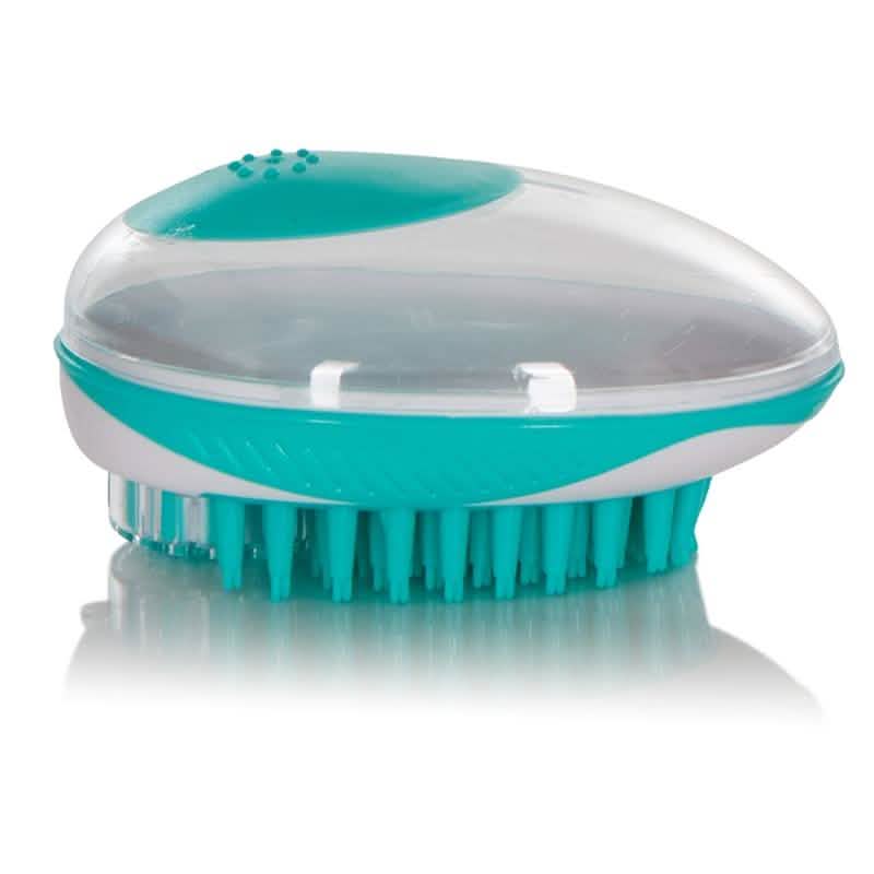 Pet Shampoo Dispensing Grooming Massage Brush