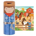 Petit Collage Tin Canister Jigsaw Floor Puzzle