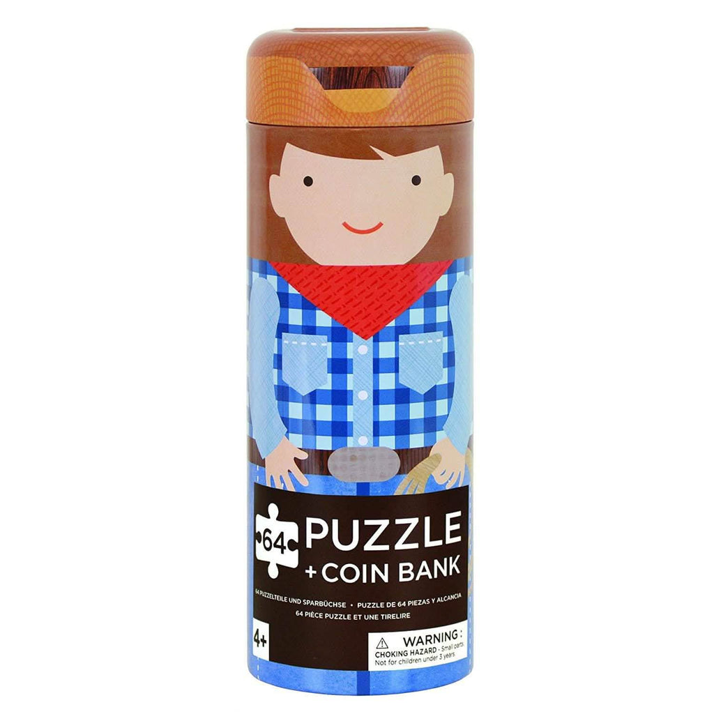 Petit Collage Tin Canister Jigsaw Floor Puzzle