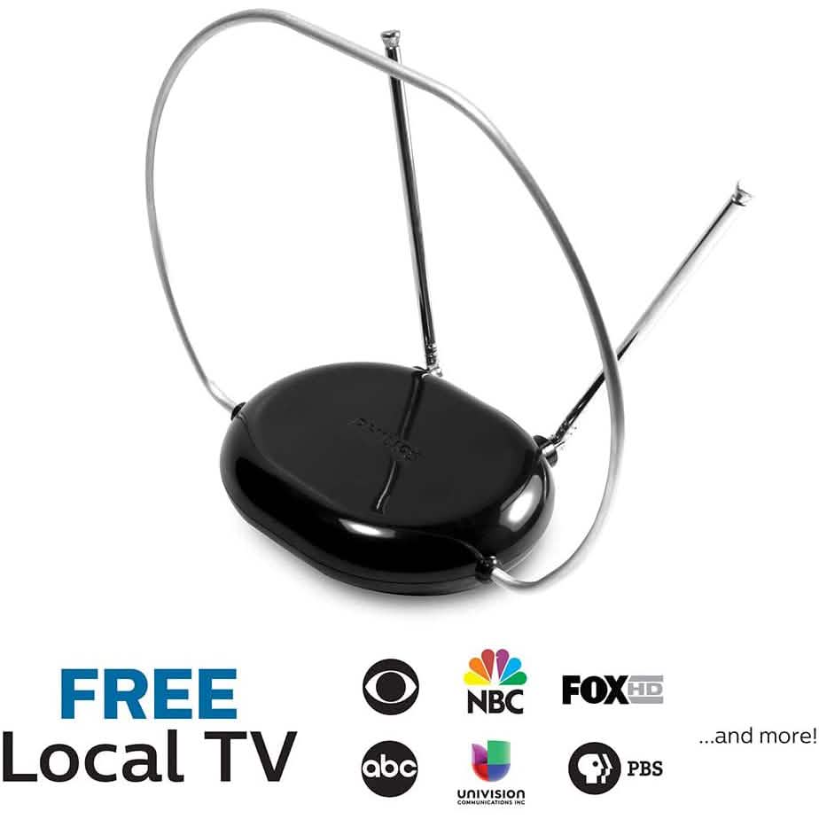 Philips Rabbit Ears Indoor TV Antenna