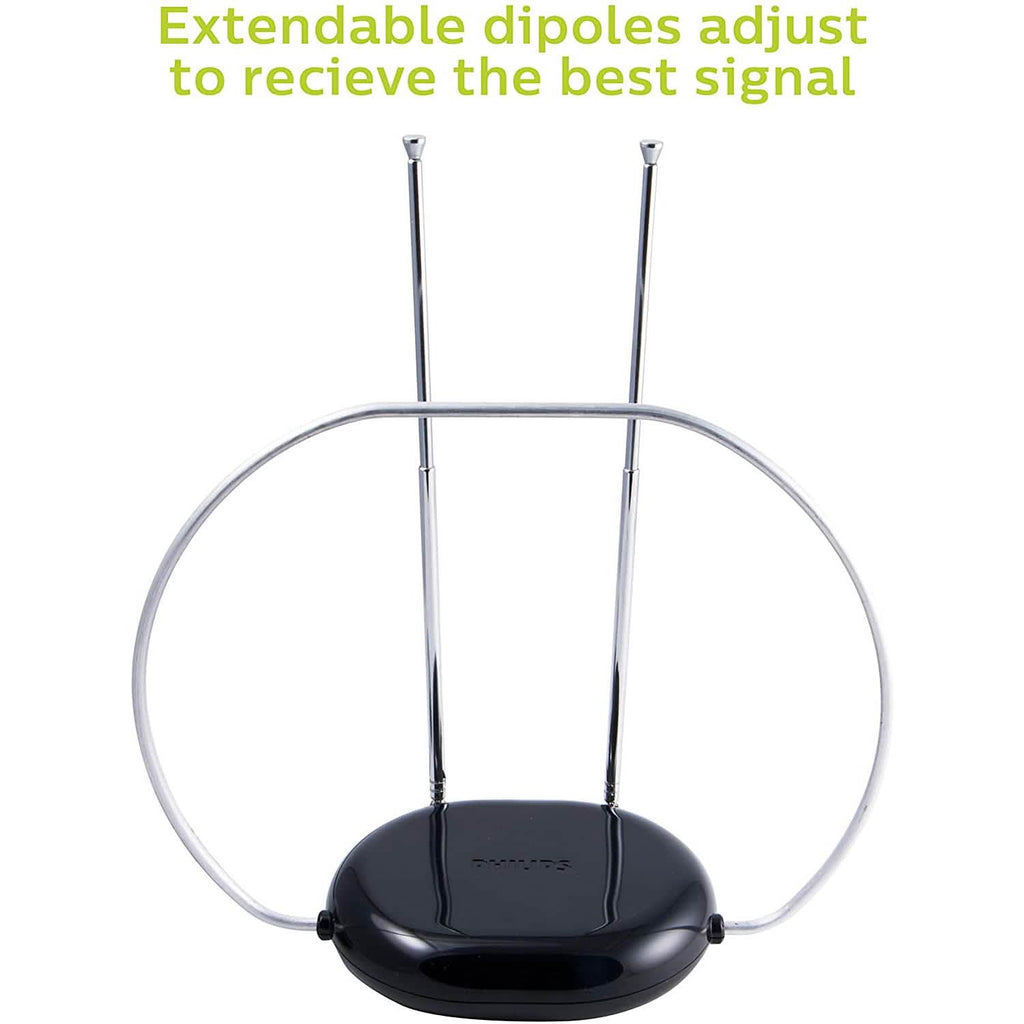 Philips Rabbit Ears Indoor TV Antenna
