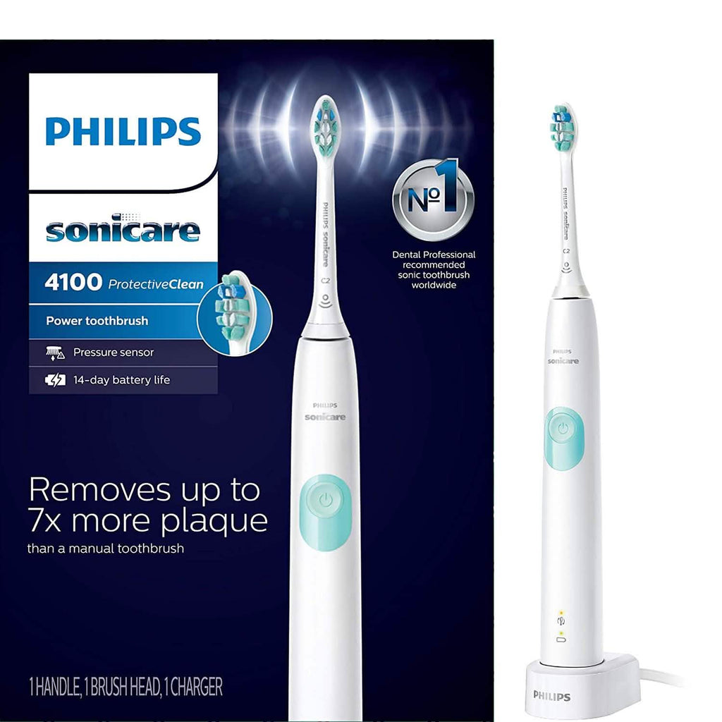 Philips Sonicare - ProtectiveClean 4100 Rechargeable Toothbrush - White