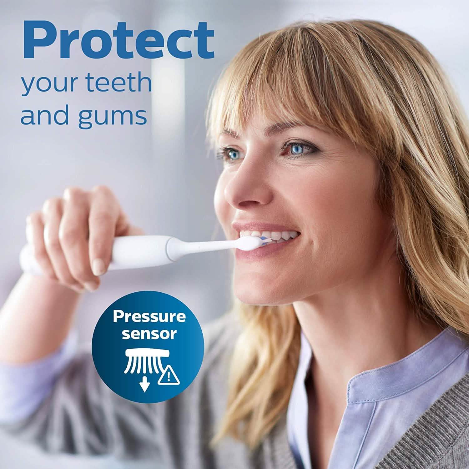 Philips Sonicare - ProtectiveClean 4100 Rechargeable Toothbrush - White