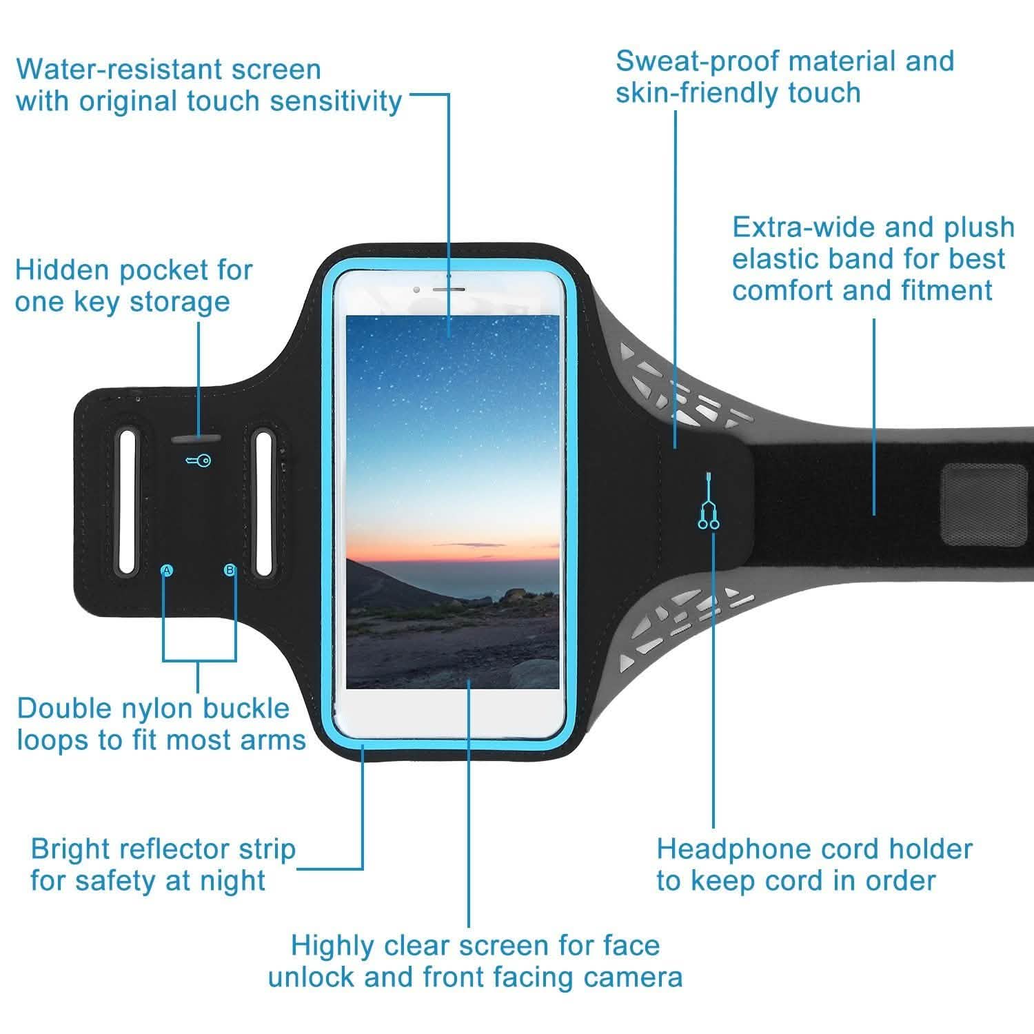 Phone Armband Case Sweat Resistant