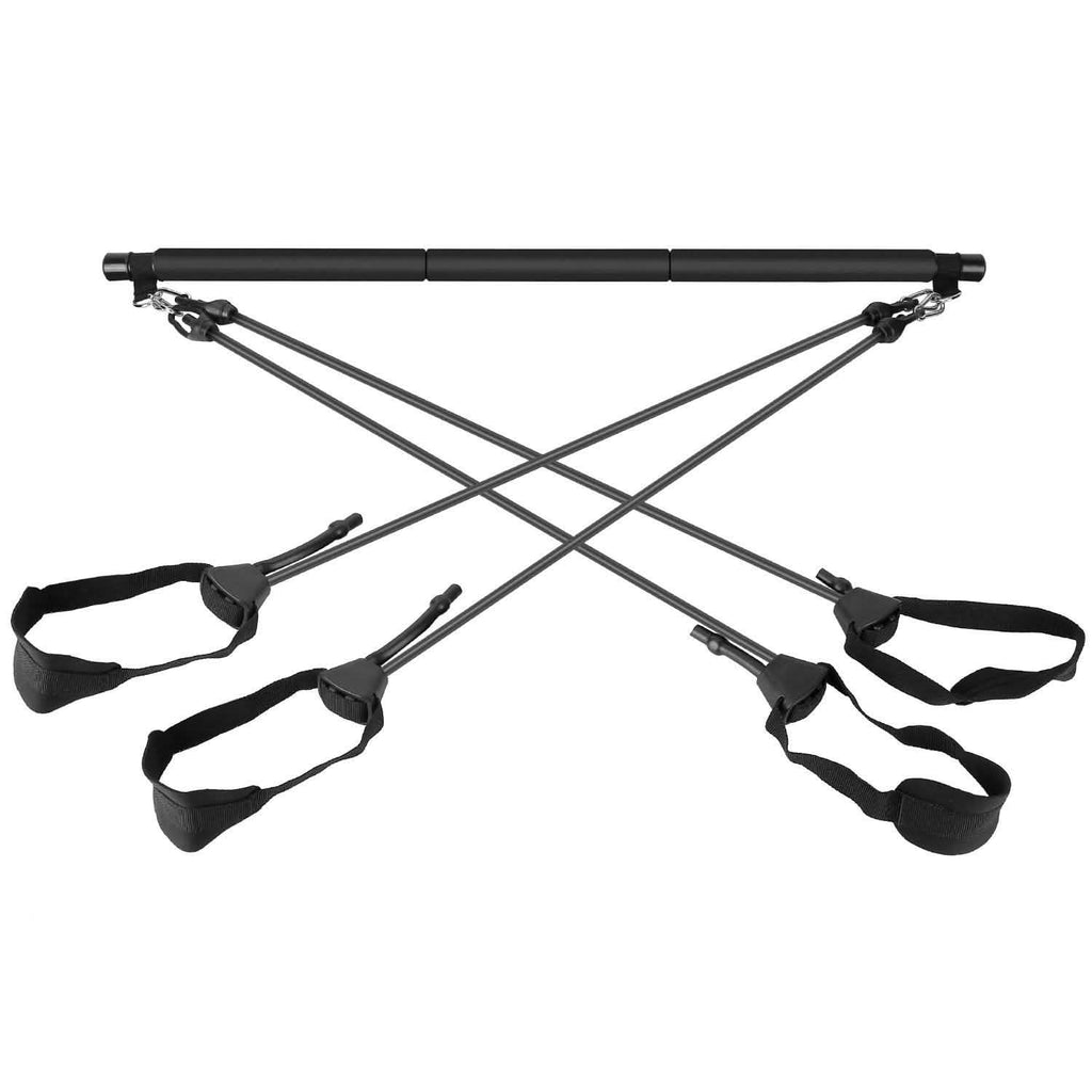 Pilates Bar Kit with 4 Resistance Bands
