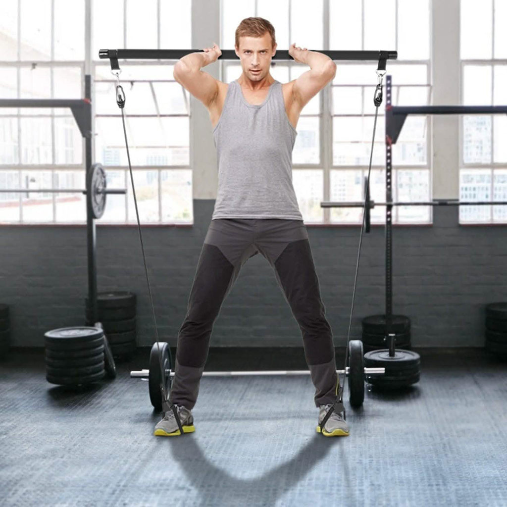 Pilates Bar Kit with 4 Resistance Bands