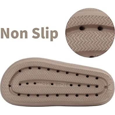 Pillow Sandals Thick Sole Adjustable Buckles EVA Cloud Slides Slippers