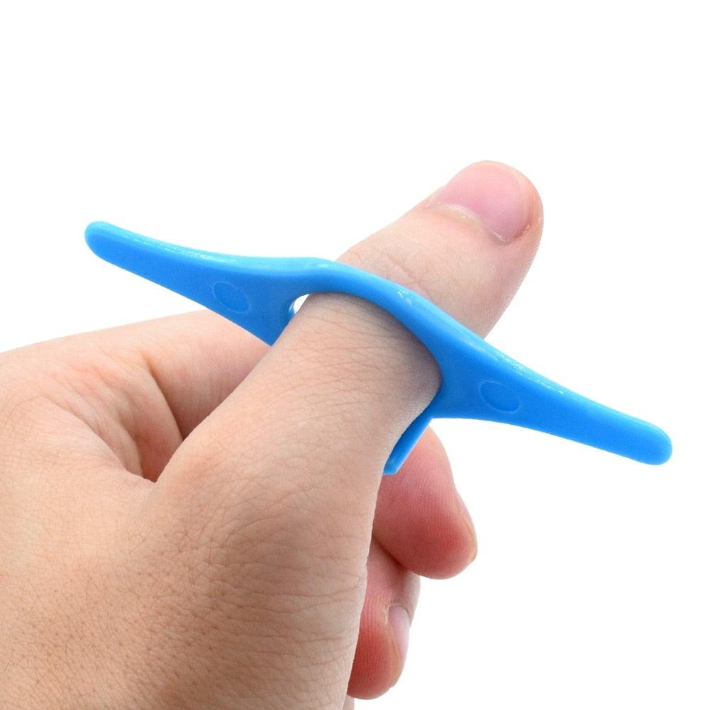 Plastic Book Page Holder Thumb Bookmark Reading Accessories Gifts For Readers Book Lovers Bookworm Librarian Literary Blue Multifunction Plastic Thumb Book Page Holder Book Marker Bookmark Superior Quality And Creative Convenient